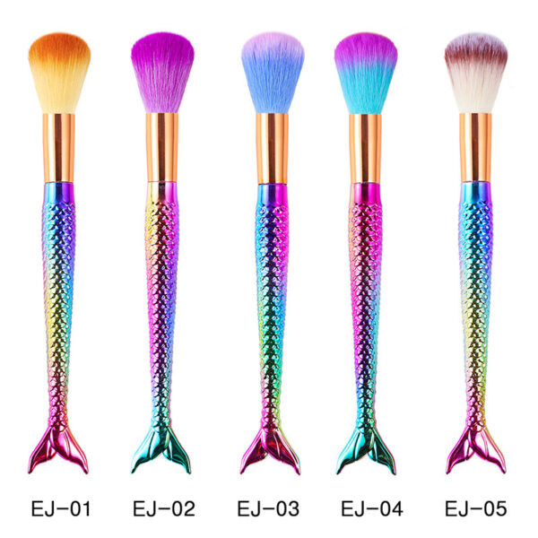 Mermaid Tail Dust Brush