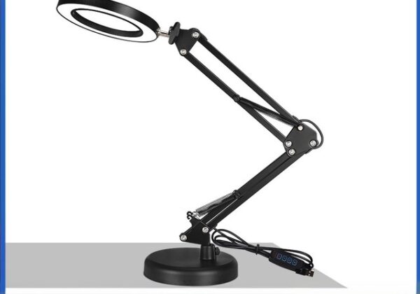 Table Lamp with magnifying