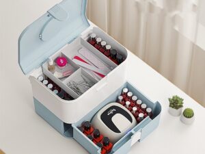 Nail Storage Box Blue