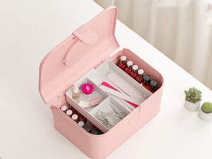 Nail Storage Box Pink