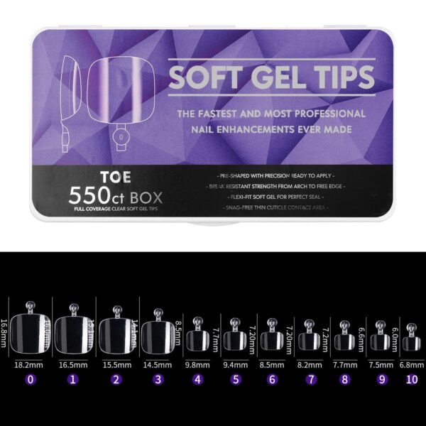Soft Gel Tips-Toe