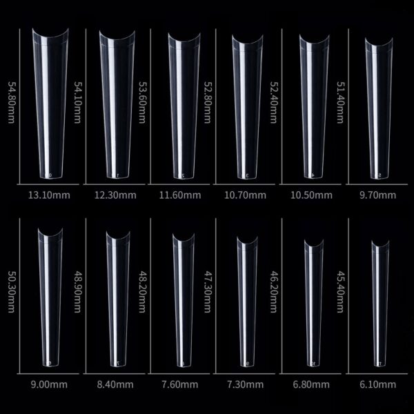 XXL COW BOY 500PCS NAIL TIPS
