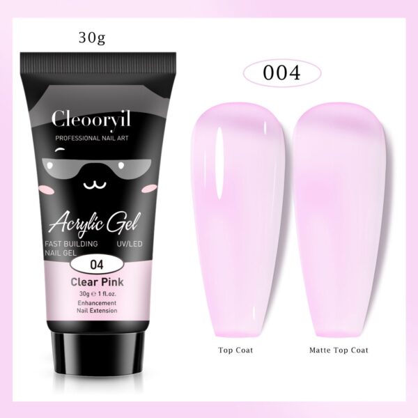 Acrylic Gel Clear Pink 04