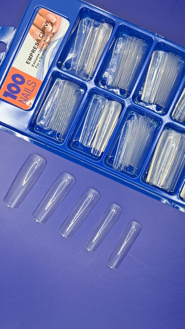 100pcs Long Press on Square Nail