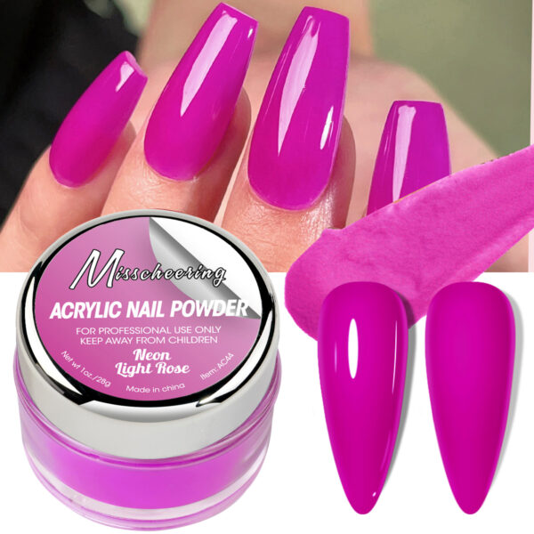 Neon light rose