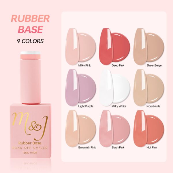 M & J Rubber base gel