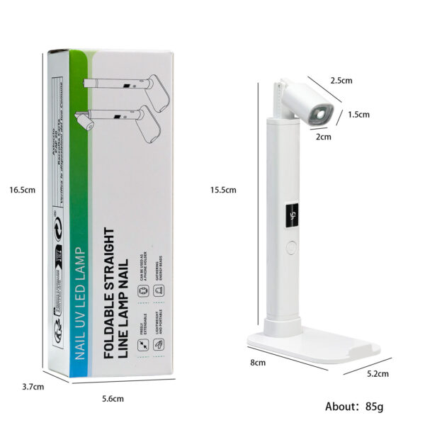 Foldable Straight Line Nail Lamp - Image 2