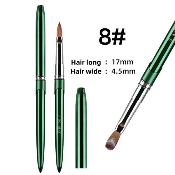 Kolinsky Acrylic Brush Green