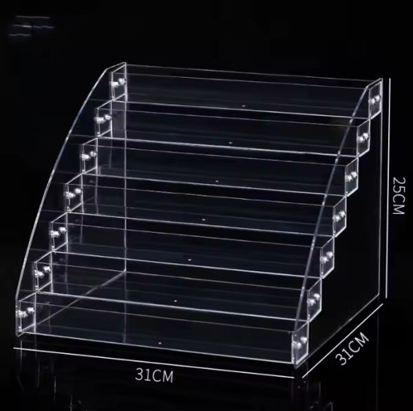 7 layer polish rack