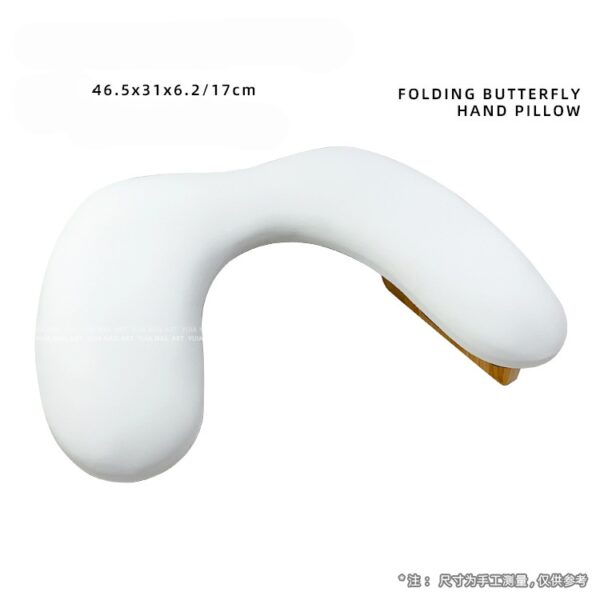 FOLDING BUTTERFLY HAND REST WHITE